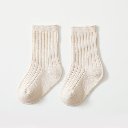 Baby Kid Unisex Solid Color Accessories Socks