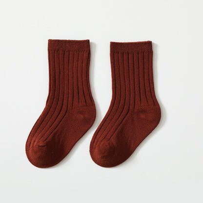 Baby Kid Unisex Solid Color Accessories Socks