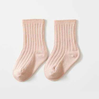Baby Kid Unisex Solid Color Accessories Socks