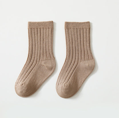 Baby Kid Unisex Solid Color Accessories Socks