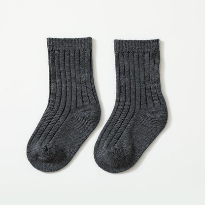Baby Kid Unisex Solid Color Accessories Socks