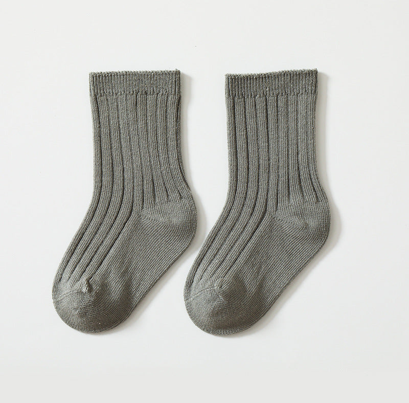 Baby Kid Unisex Solid Color Accessories Socks