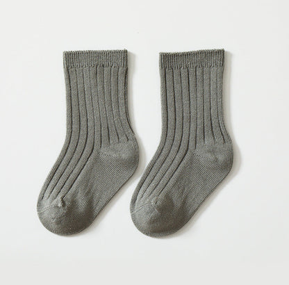Baby Kid Unisex Solid Color Accessories Socks