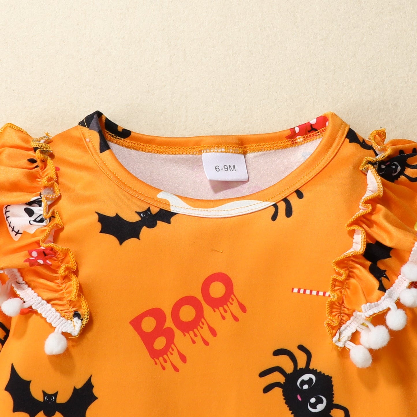 Baby Unisex Animals Cartoon Print Halloween Jumpsuits