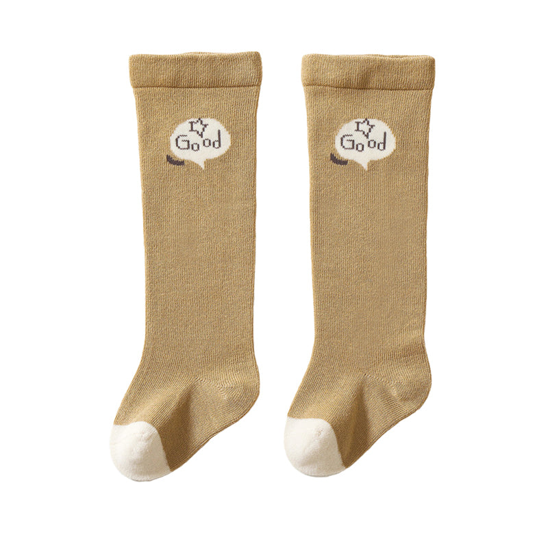 Unisex Letters Color-blocking Accessories Socks