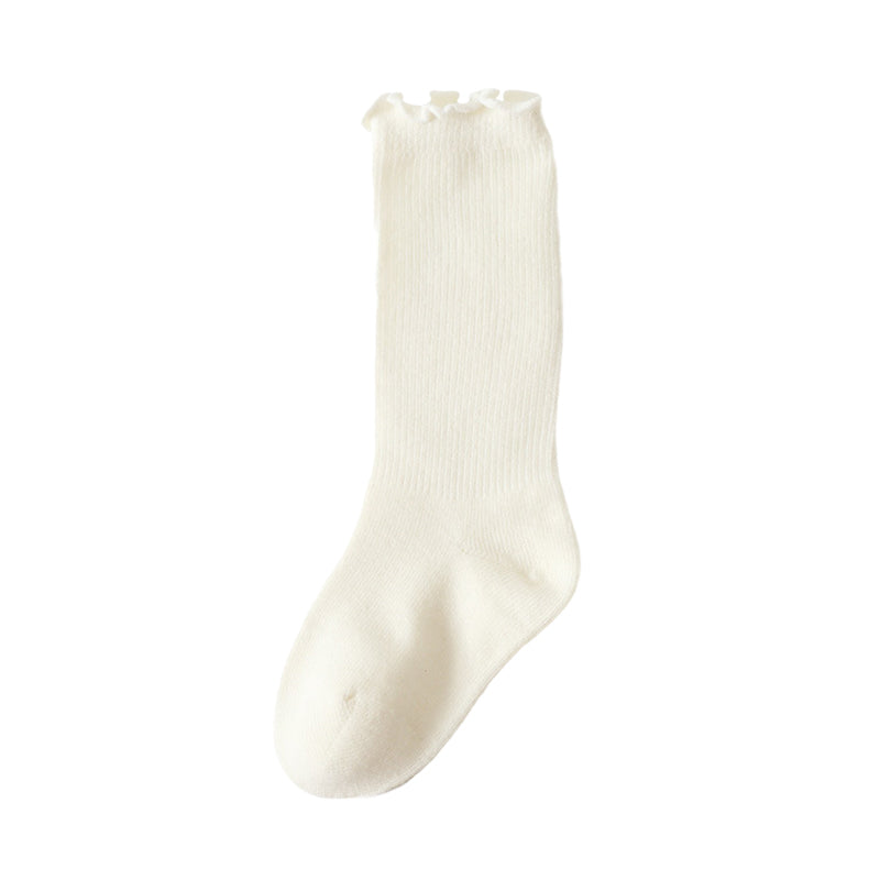 Baby Kid Unisex Solid Color Accessories Socks