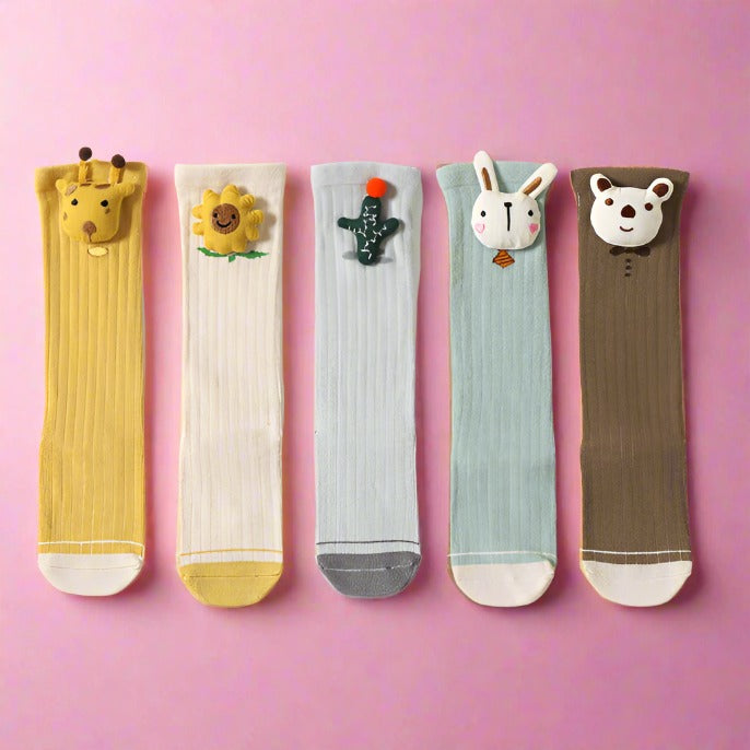 Baby Kid Unisex Color-blocking Cartoon Accessories Socks