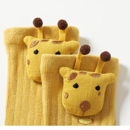 Baby Kid Unisex Color-blocking Cartoon Accessories Socks