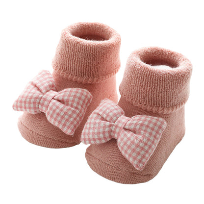 Baby Kid Unisex Cartoon Star Bow Embroidered Accessories Socks Wholesale 22083158