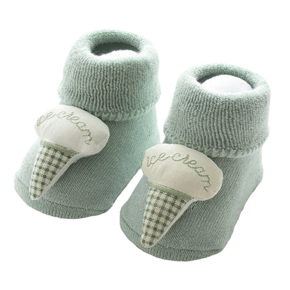 Baby Kid Unisex Cartoon Star Bow Embroidered Accessories Socks Wholesale 22083158