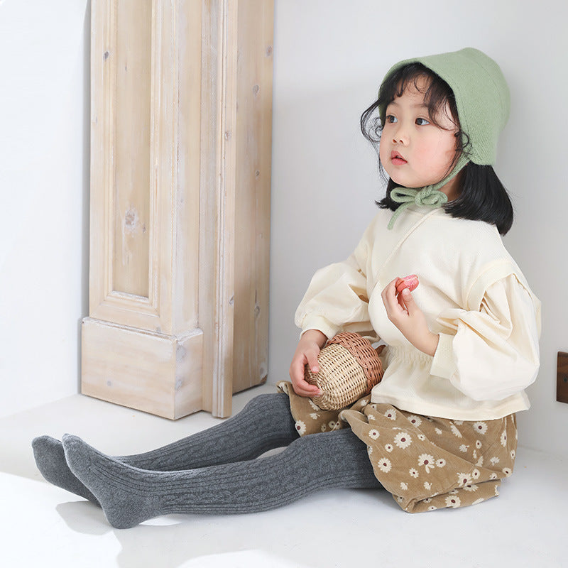 Baby Kid Girls Solid Color Accessories Socks Wholesale 22083169
