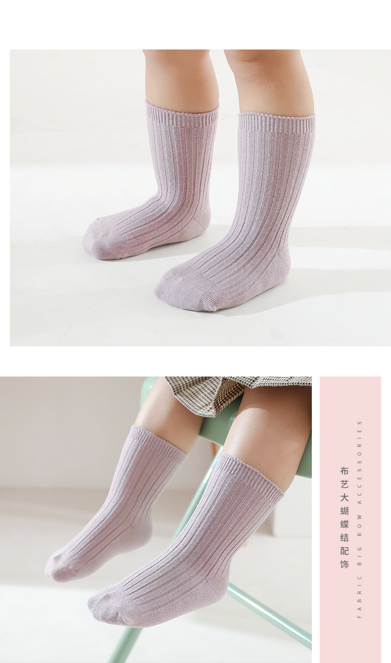 Unisex Solid Color Accessories Socks Wholesale 22083179