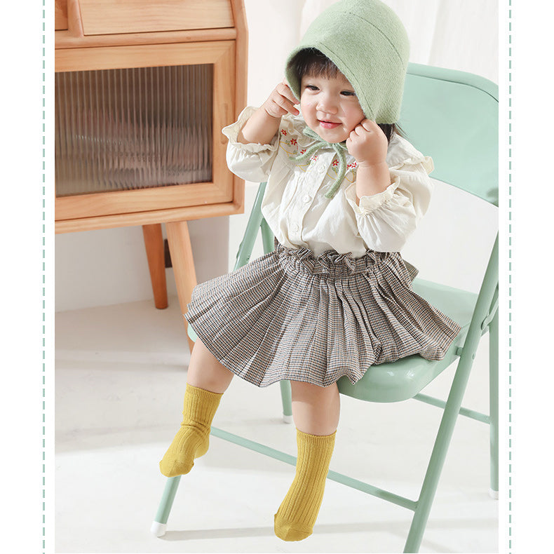 Unisex Solid Color Accessories Socks Wholesale 22083179