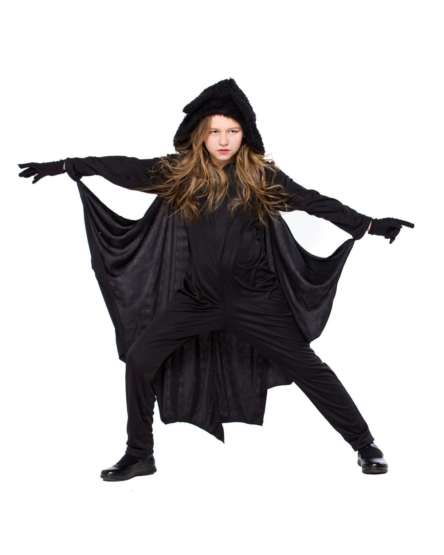 Girls Solid Color Cartoon Halloween Jumpsuits