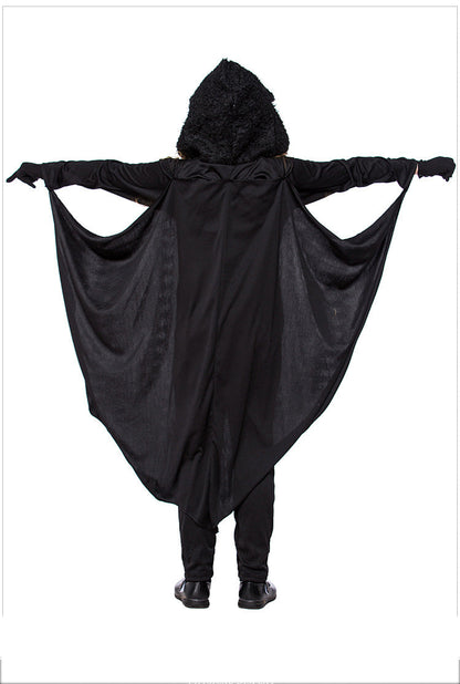 Girls Solid Color Cartoon Halloween Jumpsuits