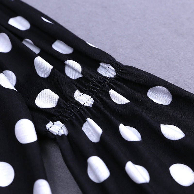 Baby Kid Girls Polka dots Cartoon Print Halloween Dresses