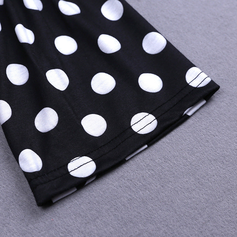 Baby Kid Girls Polka dots Cartoon Print Halloween Dresses