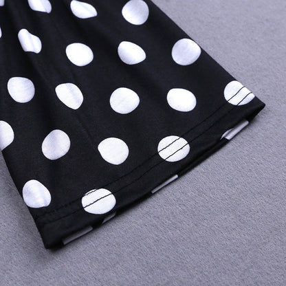 Baby Kid Girls Polka dots Cartoon Print Halloween Dresses