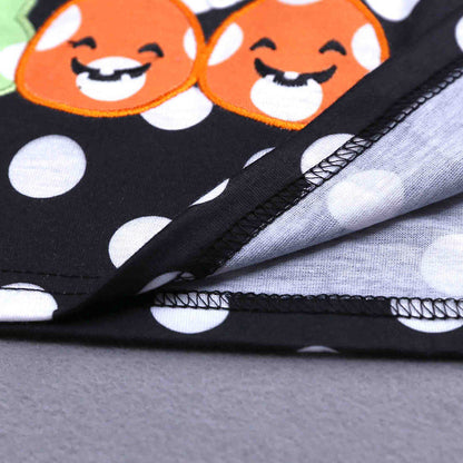 Baby Kid Girls Polka dots Cartoon Print Halloween Dresses