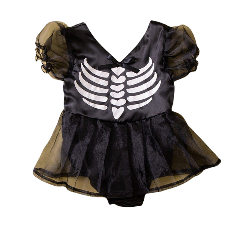 Baby Girls Love heart Cartoon Halloween Rompers