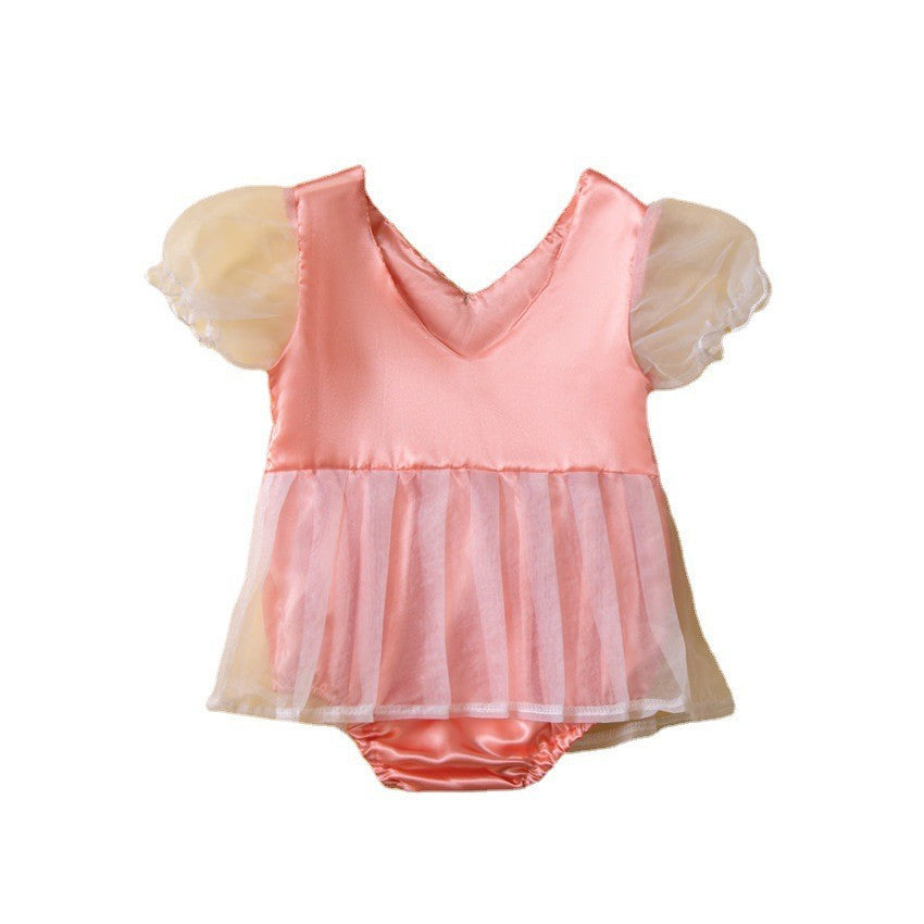 Baby Girls Love heart Cartoon Halloween Rompers