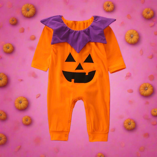 Baby Unisex Cartoon Print Halloween Jumpsuits
