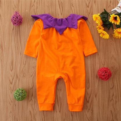 Baby Unisex Cartoon Print Halloween Jumpsuits
