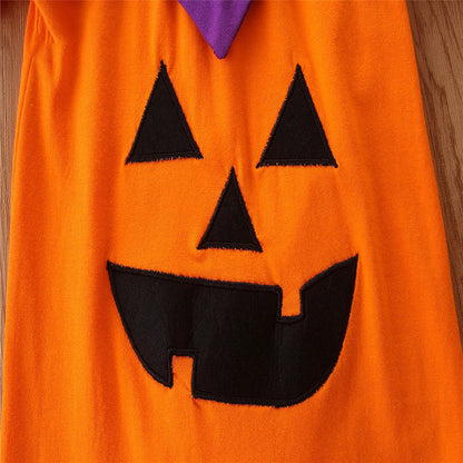 Baby Unisex Cartoon Print Halloween Jumpsuits