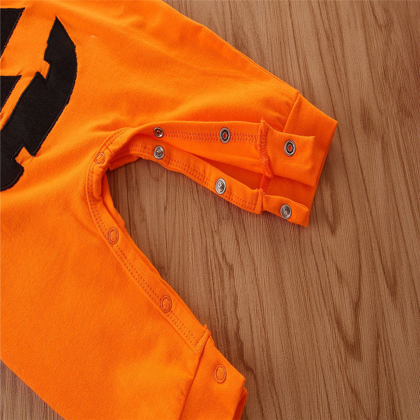 Baby Unisex Cartoon Print Halloween Jumpsuits