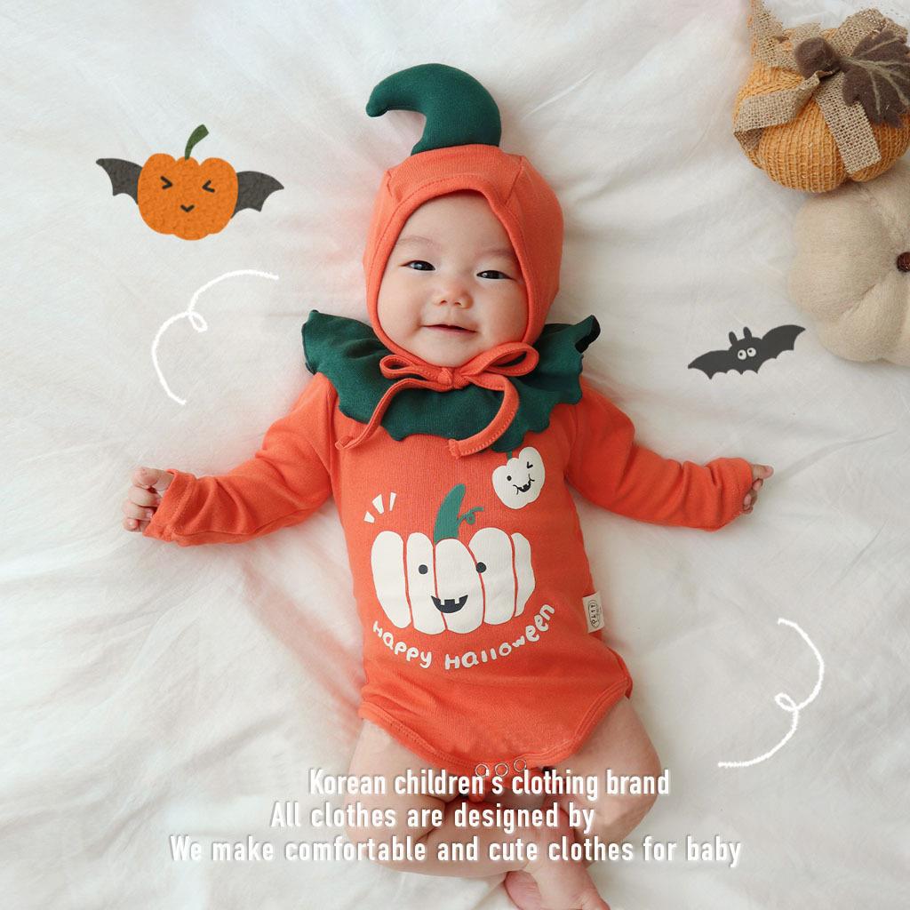Baby Unisex Letters Cartoon Print Print Halloween Rompers