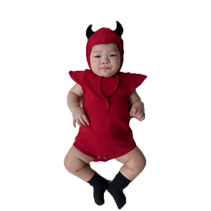 Baby Unisex Solid Color Cartoon Halloween Rompers Wholesale 220922680