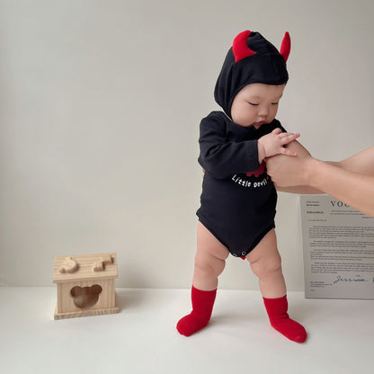 Baby Unisex Solid Color Cartoon Halloween Rompers Wholesale 220922680