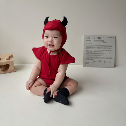 Baby Unisex Solid Color Cartoon Halloween Rompers Wholesale 220922680