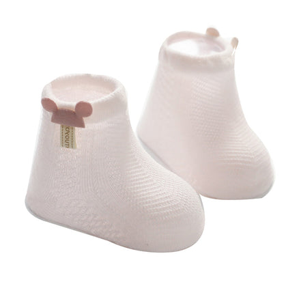 Baby Kid Unisex Solid Color Cartoon Accessories Socks