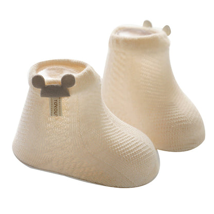 Baby Kid Unisex Solid Color Cartoon Accessories Socks