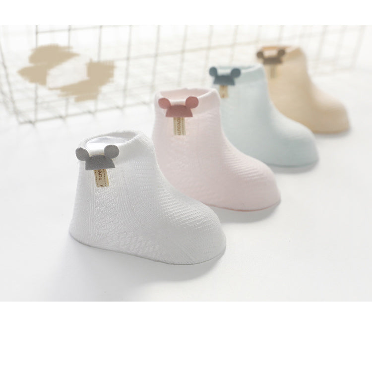 Baby Kid Unisex Solid Color Cartoon Accessories Socks