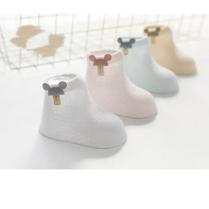 Baby Kid Unisex Solid Color Cartoon Accessories Socks