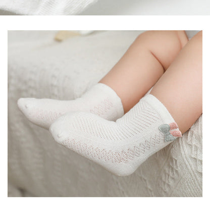 Baby Kid Unisex Solid Color Cartoon Accessories Socks