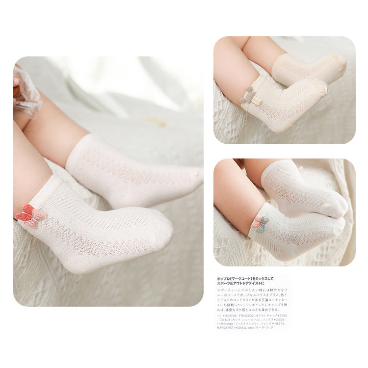 Baby Kid Unisex Solid Color Cartoon Accessories Socks