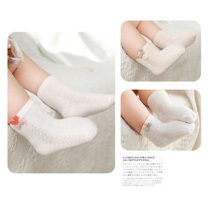 Baby Kid Unisex Solid Color Cartoon Accessories Socks