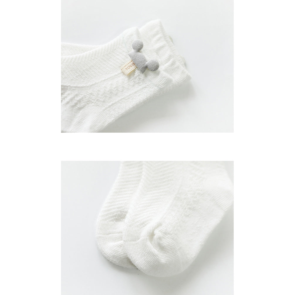 Baby Kid Unisex Solid Color Cartoon Accessories Socks