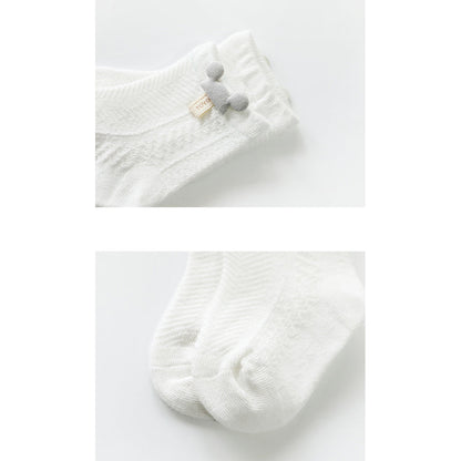 Baby Kid Unisex Solid Color Cartoon Accessories Socks