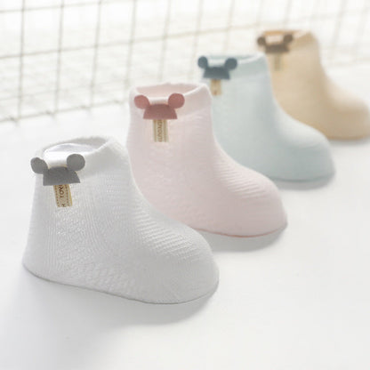 Baby Kid Unisex Solid Color Cartoon Accessories Socks