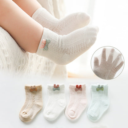 Baby Kid Unisex Solid Color Cartoon Accessories Socks