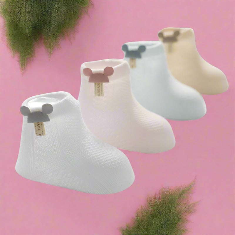 Baby Kid Unisex Solid Color Cartoon Accessories Socks