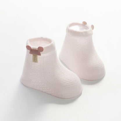 Baby Kid Unisex Solid Color Cartoon Accessories Socks