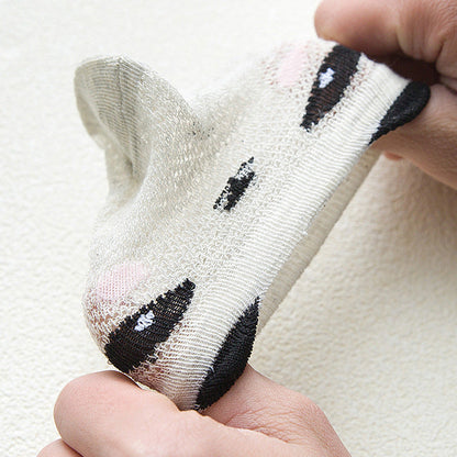 5 Pairs Baby Kid Unisex Animals Print Accessories Socks