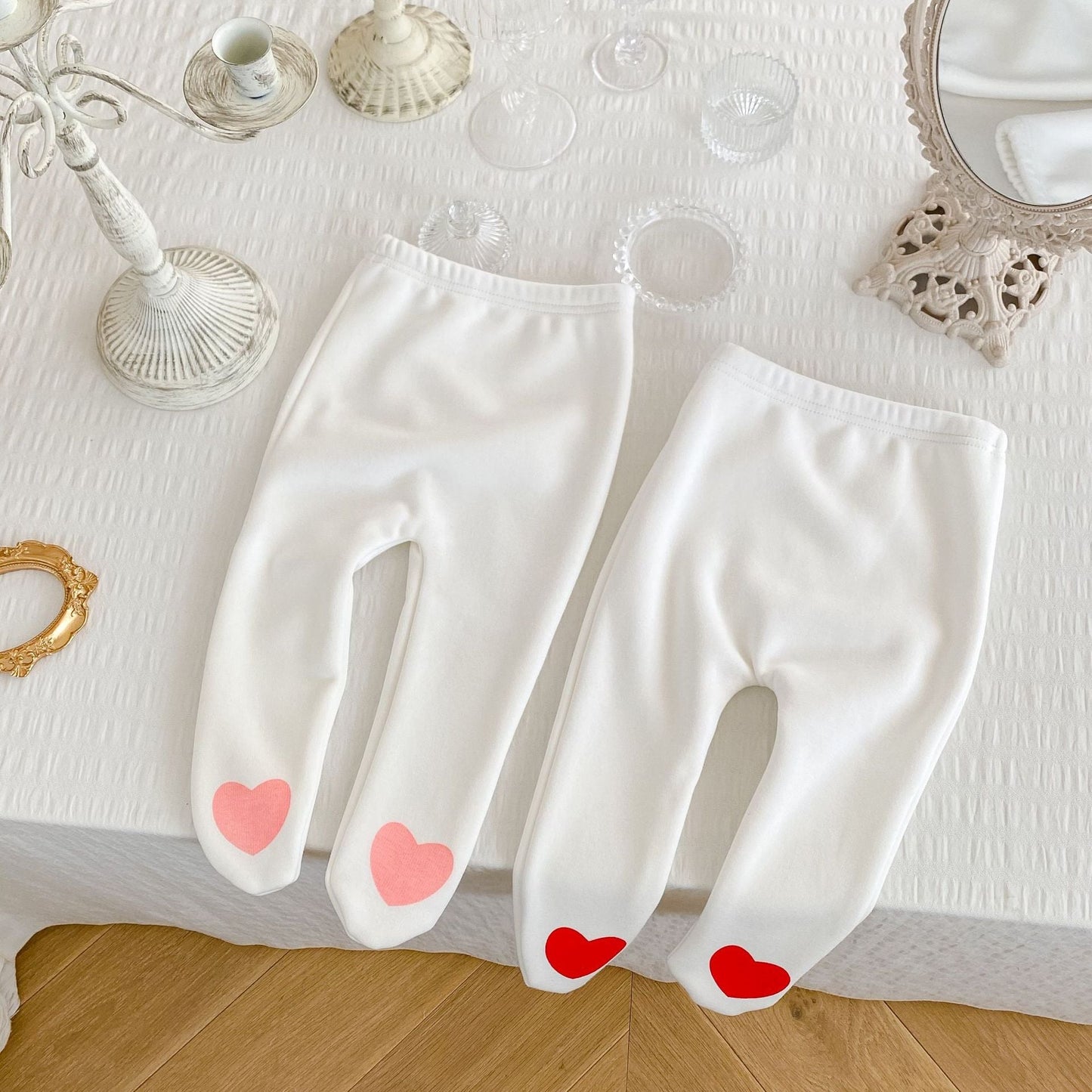 Baby Girls Love heart Leggings Accessories Socks Wholesale 220929838