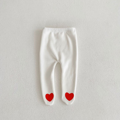 Baby Girls Love heart Leggings Accessories Socks Wholesale 220929838