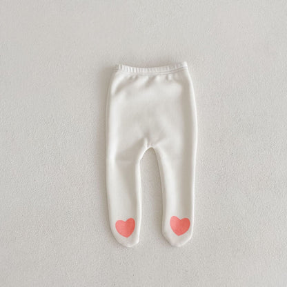 Baby Girls Love heart Leggings Accessories Socks Wholesale 220929838